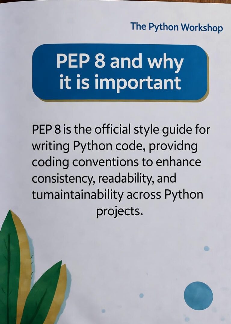 What is PEP 8, and Why is it Important