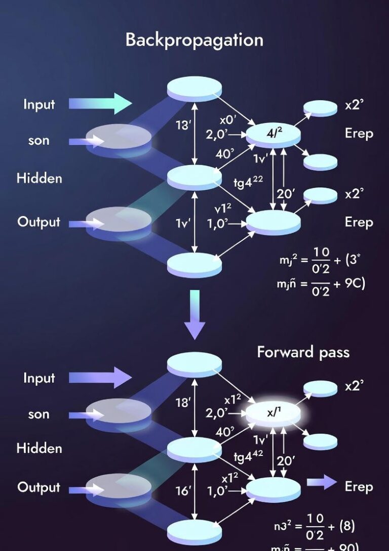 Explain the Concept of Backpropagation and Its Significance Backpropagation (short for Backward Propagation of Error) is the key algorithm used to train neural networks. It calculates how much each weight in the network contributed to the error and then updates the weights to reduce that error. ✅ How Backpropagation Works (Step-by-Step) 1. Forward Pass The input data is passed through the network layer by layer to generate an output (prediction). 2. Loss Calculation The predicted output is compared with the actual label using a loss function (example: Cross-Entropy or MSE). This loss value tells how wrong the prediction was. 3. Backward Pass Using the Chain Rule of Calculus, backpropagation computes gradients (how sensitive the loss is to each weight). 4. Weight Update The weights are adjusted (usually using gradient descent or Adam optimizer) to minimize the loss. The network improves a little after each update. ⭐ Why Backpropagation is Important (Significance) Significance Explanation Optimizes network weights Helps the model learn better representations Enables end-to-end learning The model learns directly from raw inputs to outputs Foundation of Deep Learning Used in all modern frameworks (TensorFlow, PyTorch, Keras) Without backpropagation, training deep neural networks would not be possible. 🧑‍💻 Code Example (Keras automatically performs Backpropagation) model.compile( optimizer='adam', loss='sparse_categorical_crossentropy', metrics=['accuracy'] ) model.fit(x_train, y_train, epochs=5) # Backpropagation happens internally Here: optimizer handles weight updates loss is used to compute error model.fit() automatically performs forward pass + loss + backward pass + weight updates 🟢 In Short Backpropagation is the process of computing gradients and updating weights so that a neural network learns from its mistakes.