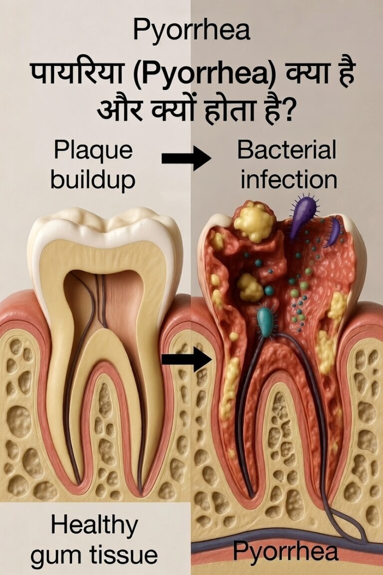 पायरिया (Pyorrhea) क्या है और क्यों होता है?